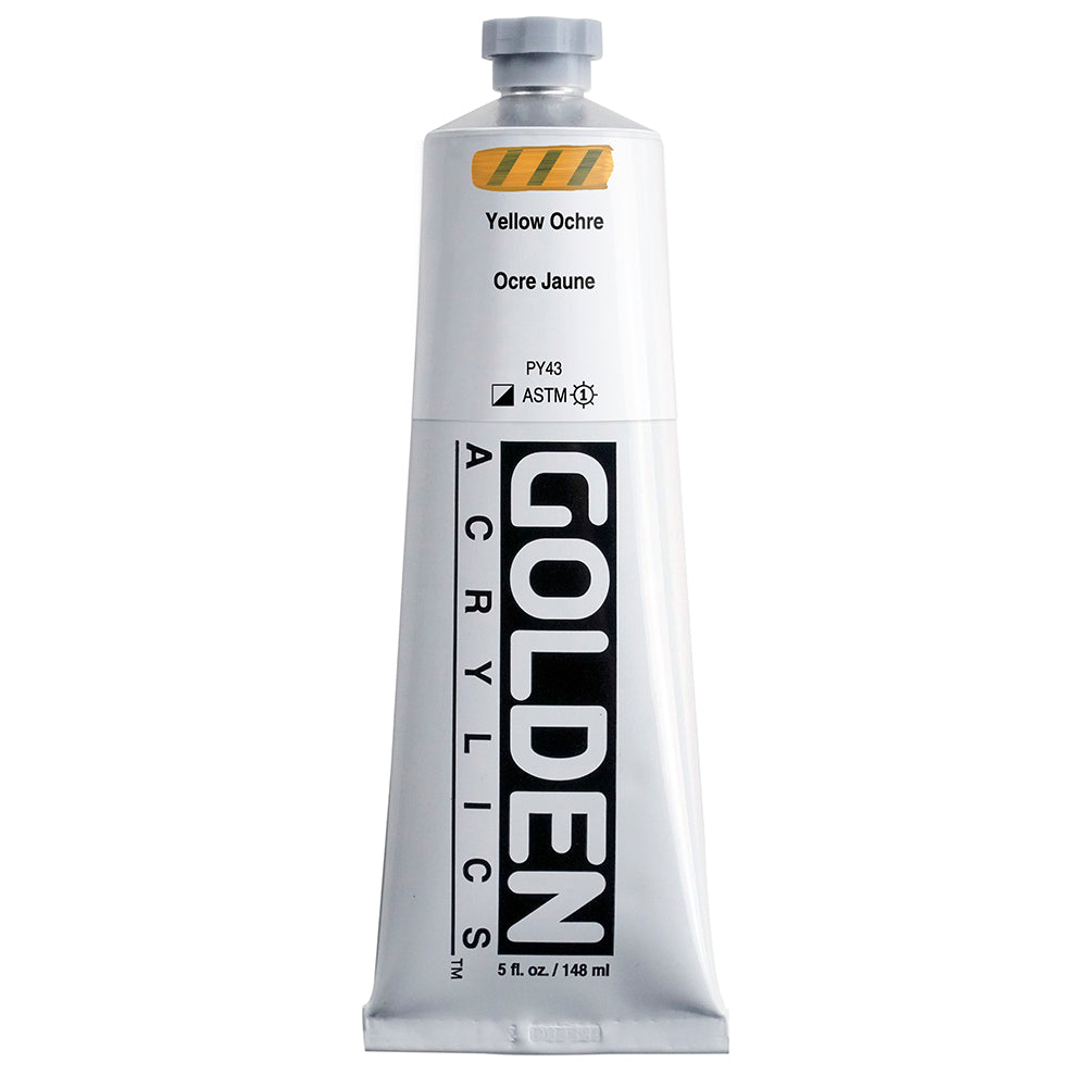 Golden Heavy Body Acrylic 148ml Series 1 Yellow Ochre