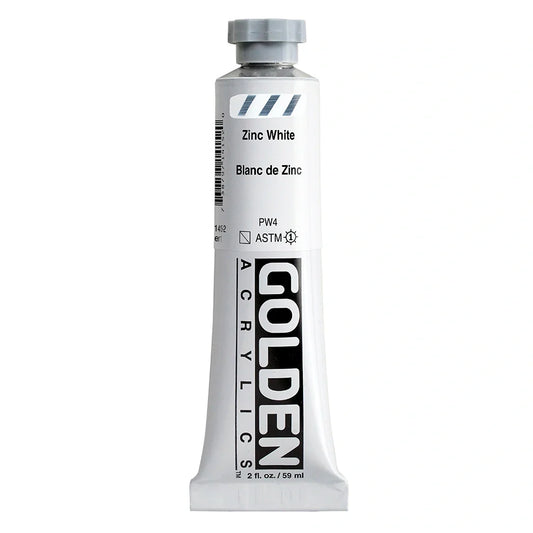 Golden Heavy Body Acrylic 59ml Series 1 Zinc White