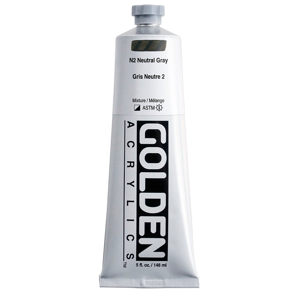 Golden Heavy Body Acrylic 148ml Series 1 Neutral Gray N2