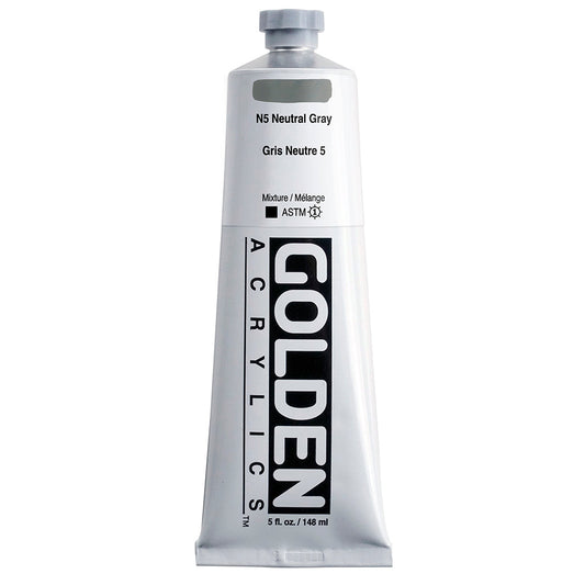 Golden Heavy Body Acrylic 148ml Series 1 Neutral Gray N5