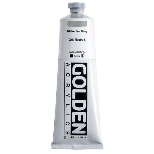 Golden Heavy Body Acrylic 148ml Series 1 Neutral Gray N6