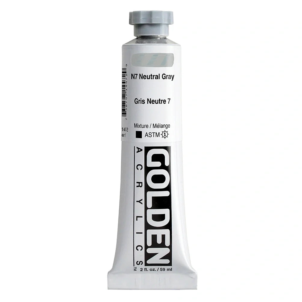 Golden Heavy Body Acrylic 59ml Series 1 N7 Neutral Gray