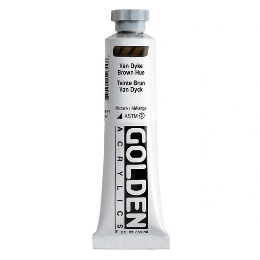 Golden Heavy Body Acrylic 59ml Series 3 Van Dyke Brown Hue