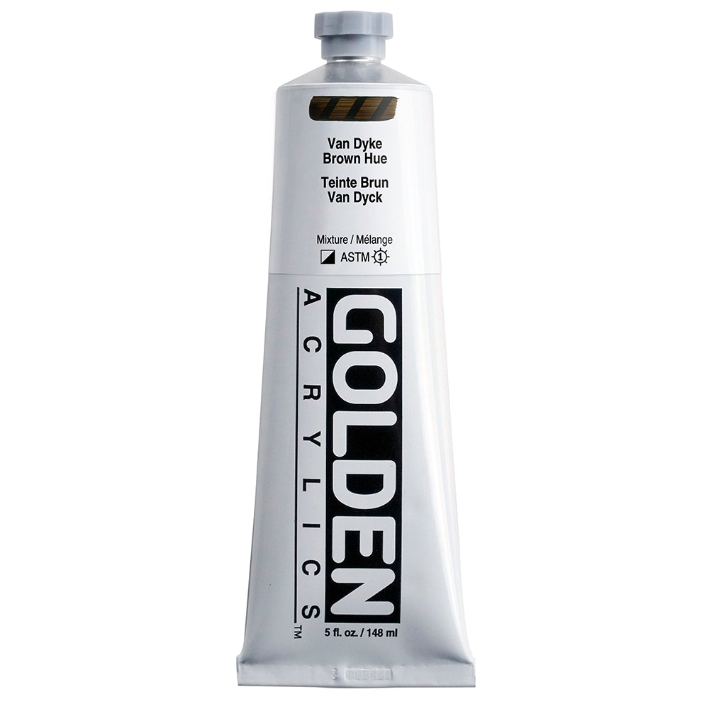 Golden Heavy Body Acrylic 148ml Series 3 Van Dyke Brown Hue