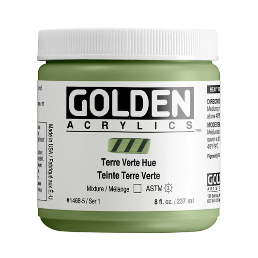 Golden Heavy Body Acrylic 237ml Series 1 Terre Verte Hue