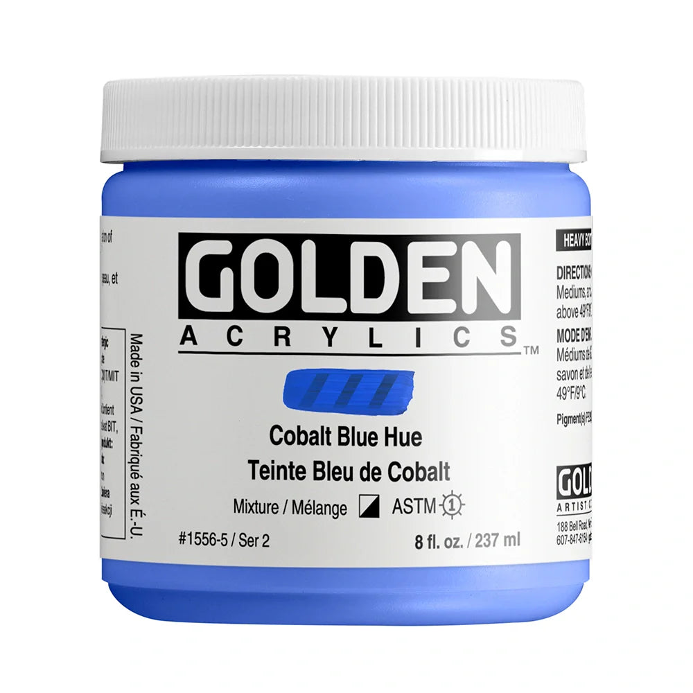 Golden Heavy Body Acrylic 237ml Series 2 Cobalt Blue Hue