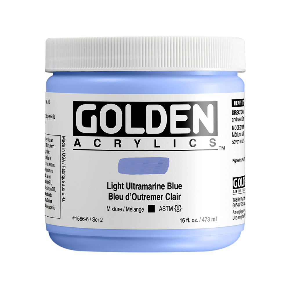 Golden Heavy Body Acrylic 473ml Series 2 Light Ultramarine Blue