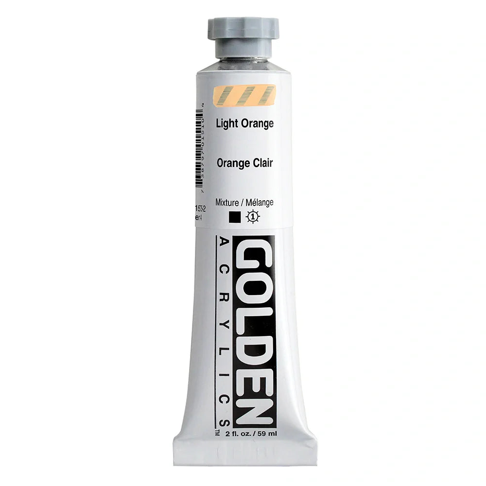 Golden Heavy Body Acrylic 59ml Series 2 Series 4 Light Orange