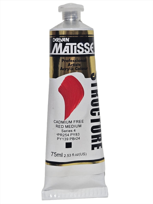 Matisse Structure 75ml Series 4 Cadmium Free Red Medium