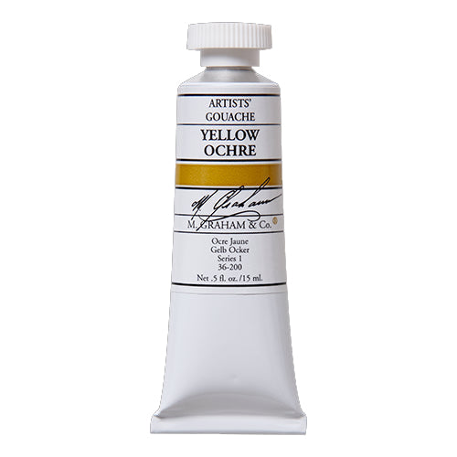 M Graham Gouache 15ml Yellow Ochre