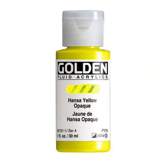 Golden Fluid Acrylic 30ml Series 4 Hansa Yellow Opaque