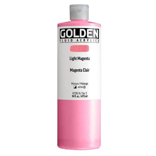 Golden Fluid Acrylic 473ml Series 2 Light Magenta