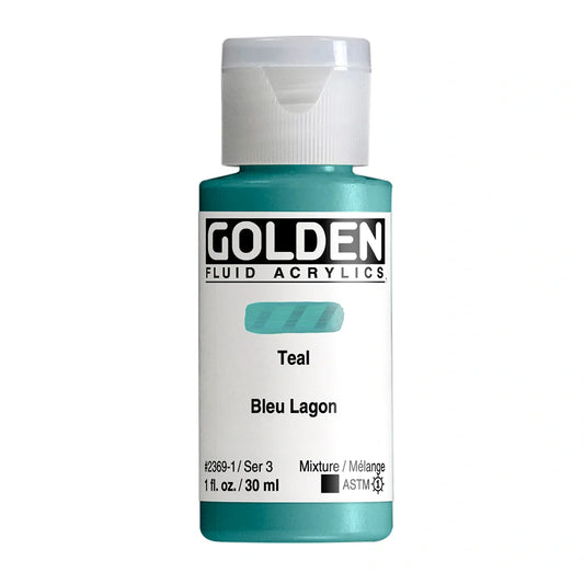 Golden Fluid Acrylic 30ml Series 3 Teal