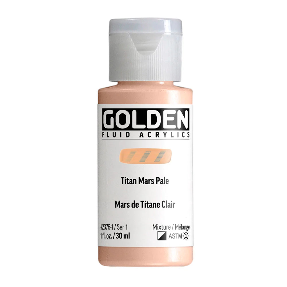 Golden Fluid Acrylic 30ml Series 1 Titan Mars Pale