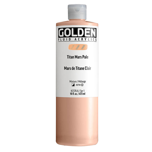 Golden Fluid Acrylic 473ml Series 1 Titan Mars Pale