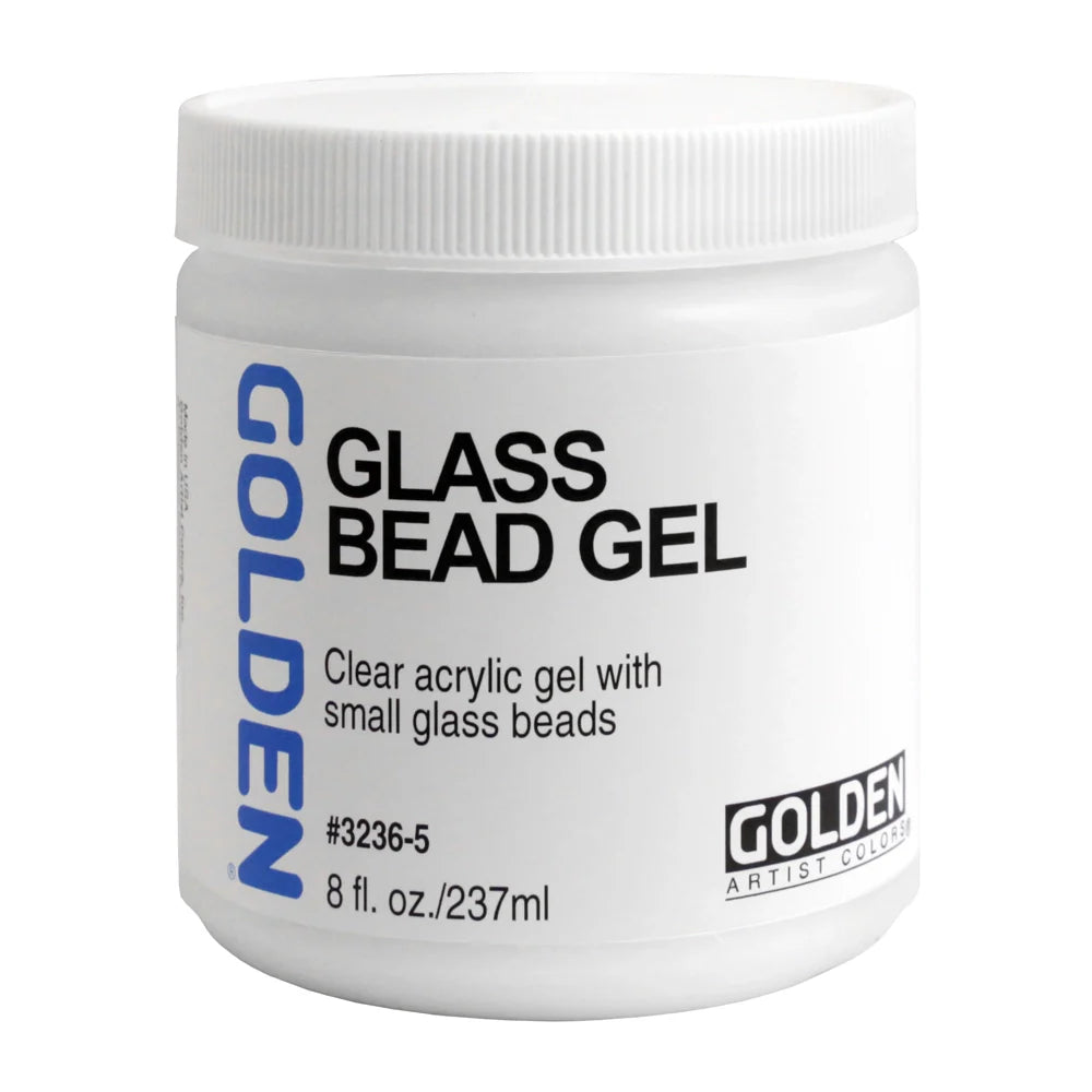 Golden Glass Bead Gel 237ml Tub