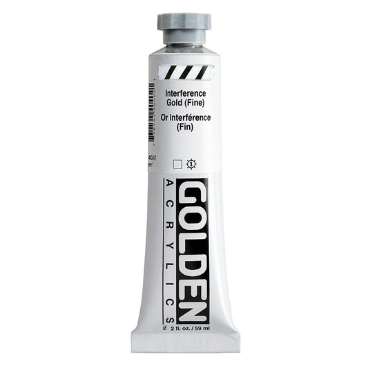 Golden Heavy Body Acrylic 59ml Series 7 Interference Gold (Fine)