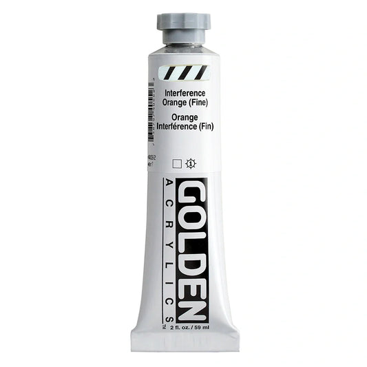 Golden Heavy Body Acrylic 59ml Series 7 Interference Orange (Fine)