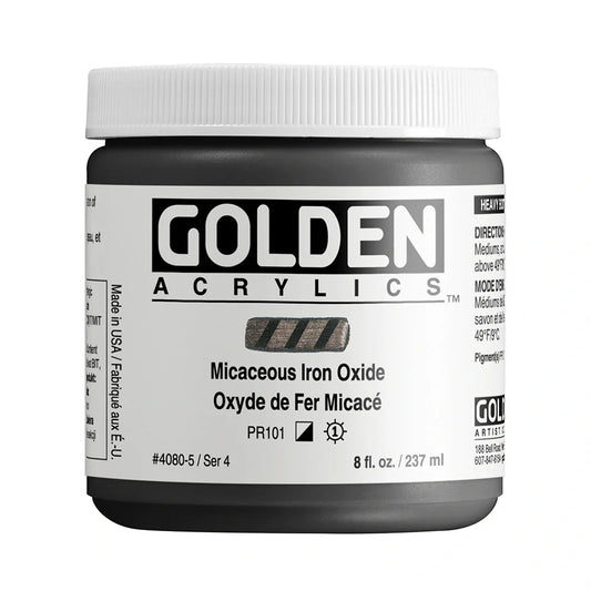 Golden Heavy Body Acrylic 237ml Series 4 Micaceous Iron Oxide