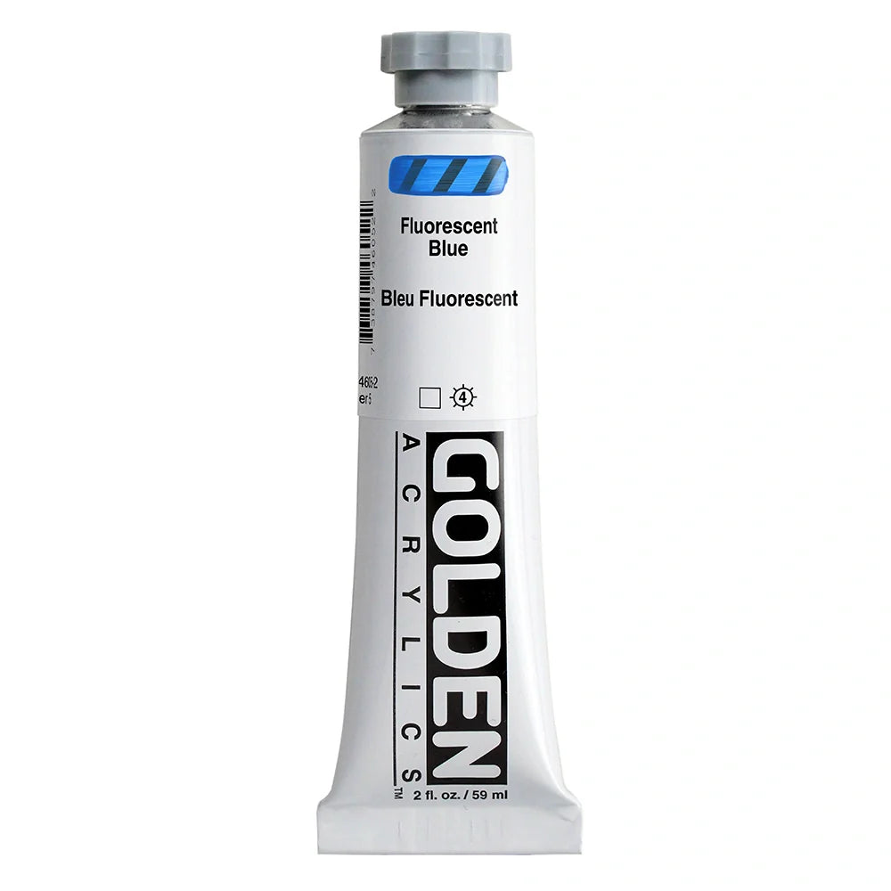 Golden Heavy Body Acrylic 59ml Series 5 Fluorescent Blue