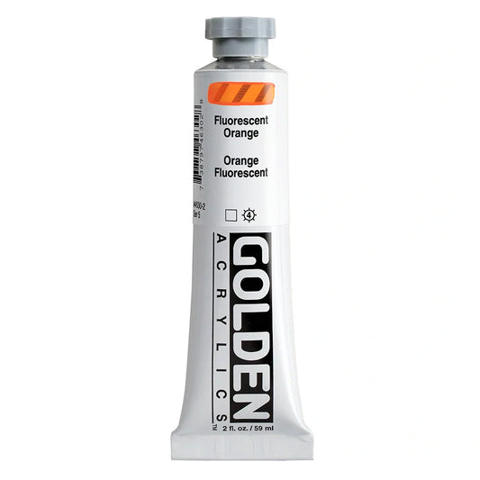 Golden Heavy Body Acrylic 59ml Series 5 Fluorescent Orange