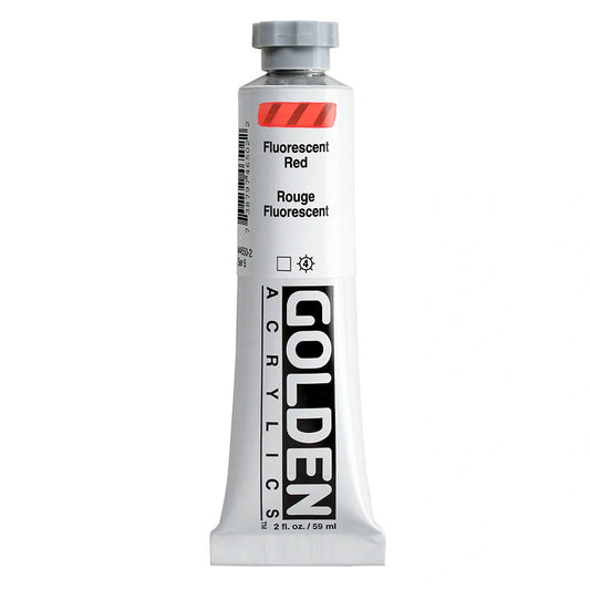 Golden Heavy Body Acrylic 59ml Series 5 Fluorescent Red