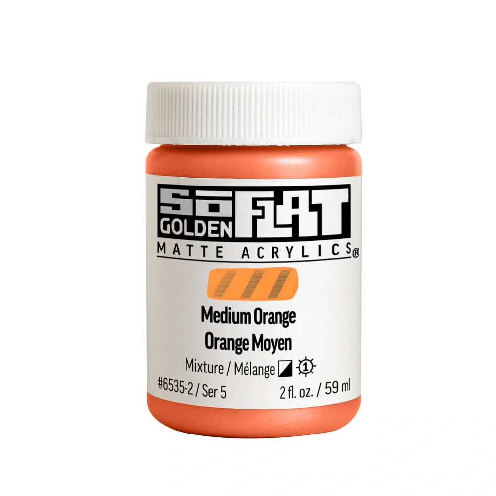 Golden SoFlat 59ml Series 5 Medium Orange