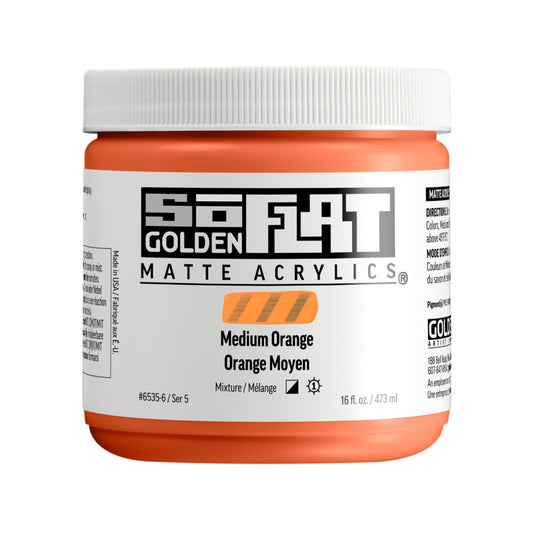 Golden SoFlat 473ml Series 5 Medium Orange