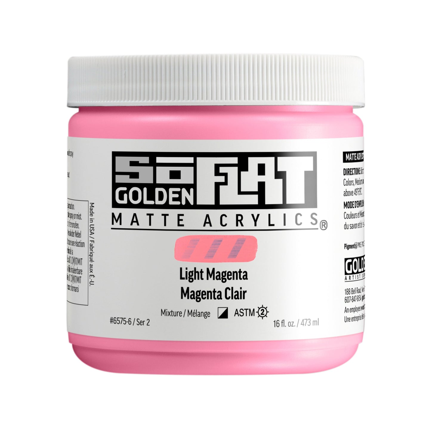 Golden SoFlat 473ml Series 2 Light Magenta