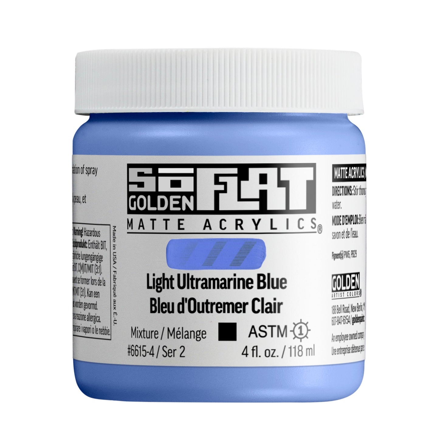 Golden SoFlat 118ml Series 2 Light Ultramarine Blue