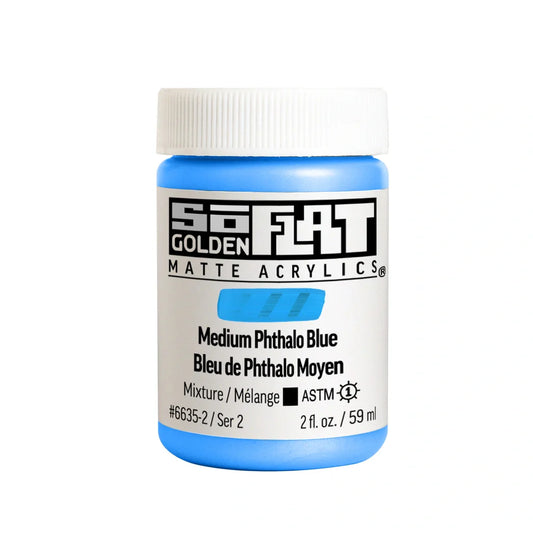 Golden SoFlat 59ml Series 2 Medium Phthalo Blue