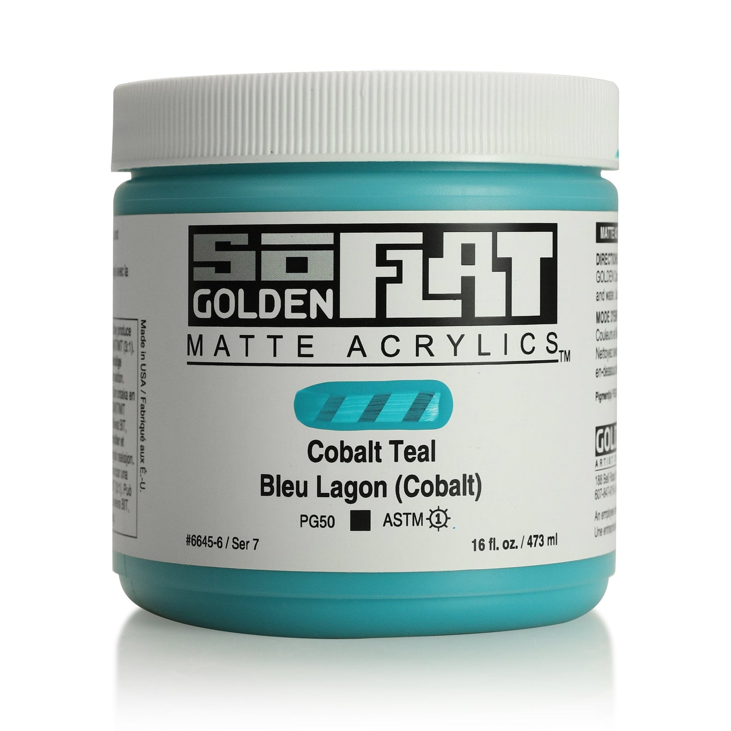 Golden SoFlat 473ml Series 7 Cobalt Teal