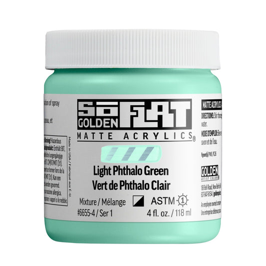 Golden SoFlat 118ml Series 1 Light Phthalo Green