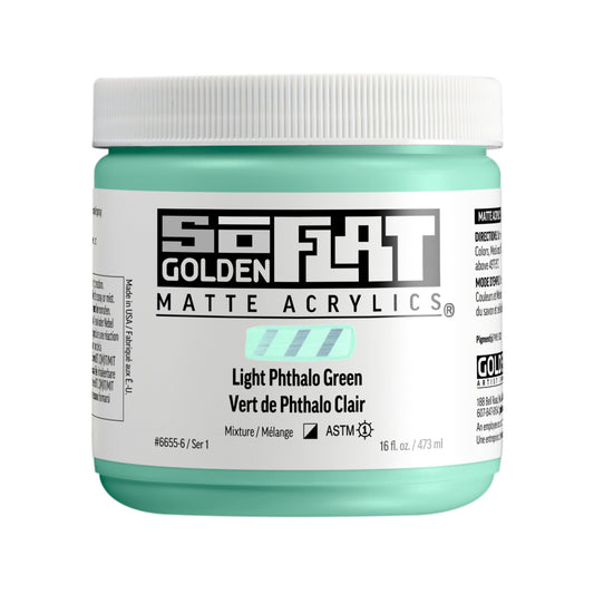 Golden SoFlat 473ml Series 1 Light Phthalo Green