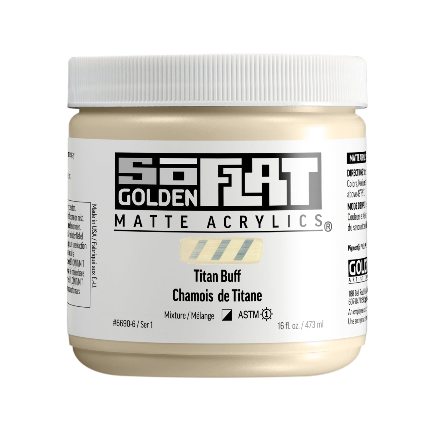 Golden SoFlat 473ml Series 1 Titan Buff