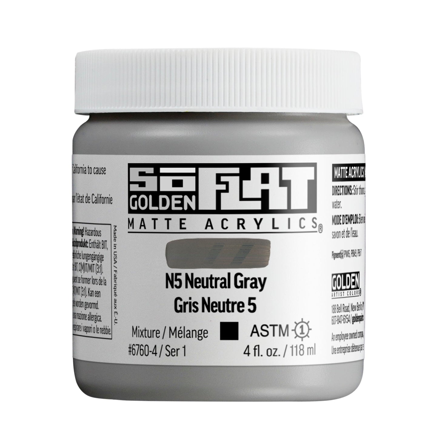 Golden SoFlat 118ml Series 1 N5 Neutral Gray