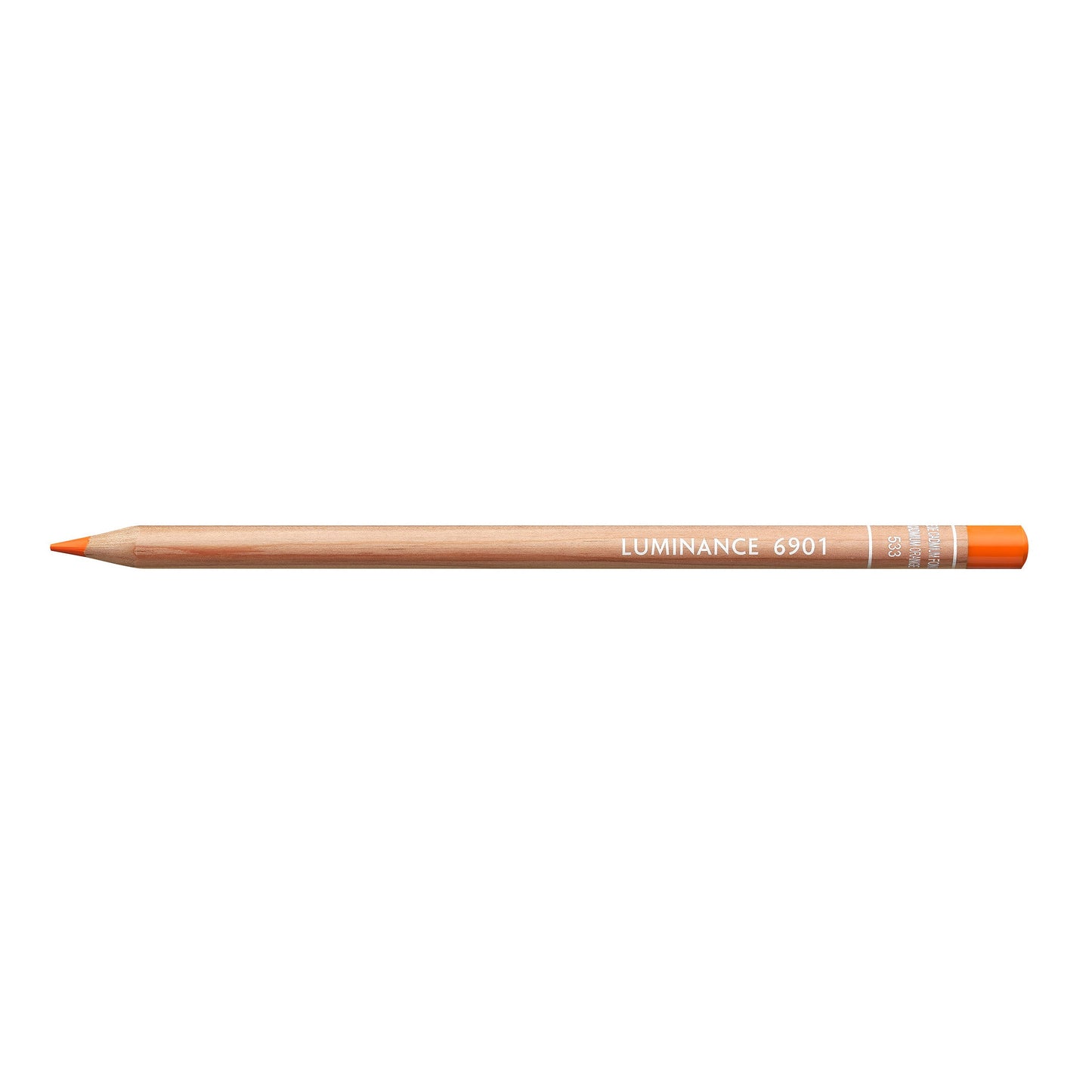 Caran d'Ache Luminance Pencil 533 Dark Cadmium Orange