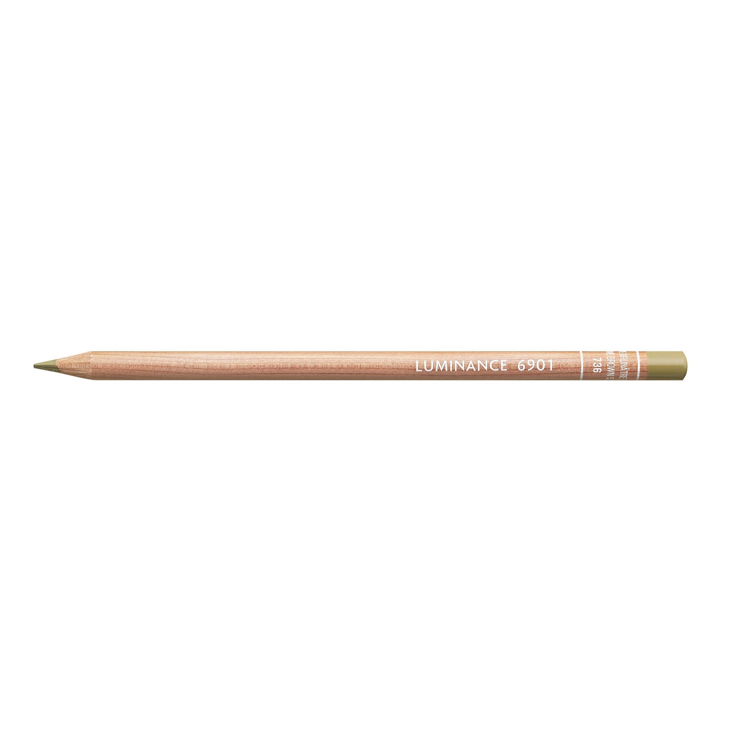 Caran d'Ache Luminance Pencil 736 Olive Brown 50%