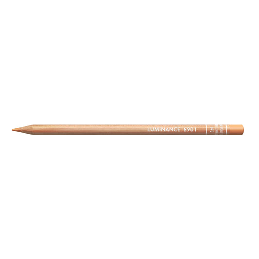 Caran d'Ache Luminance Pencil 876 Burnt Ochre 50%