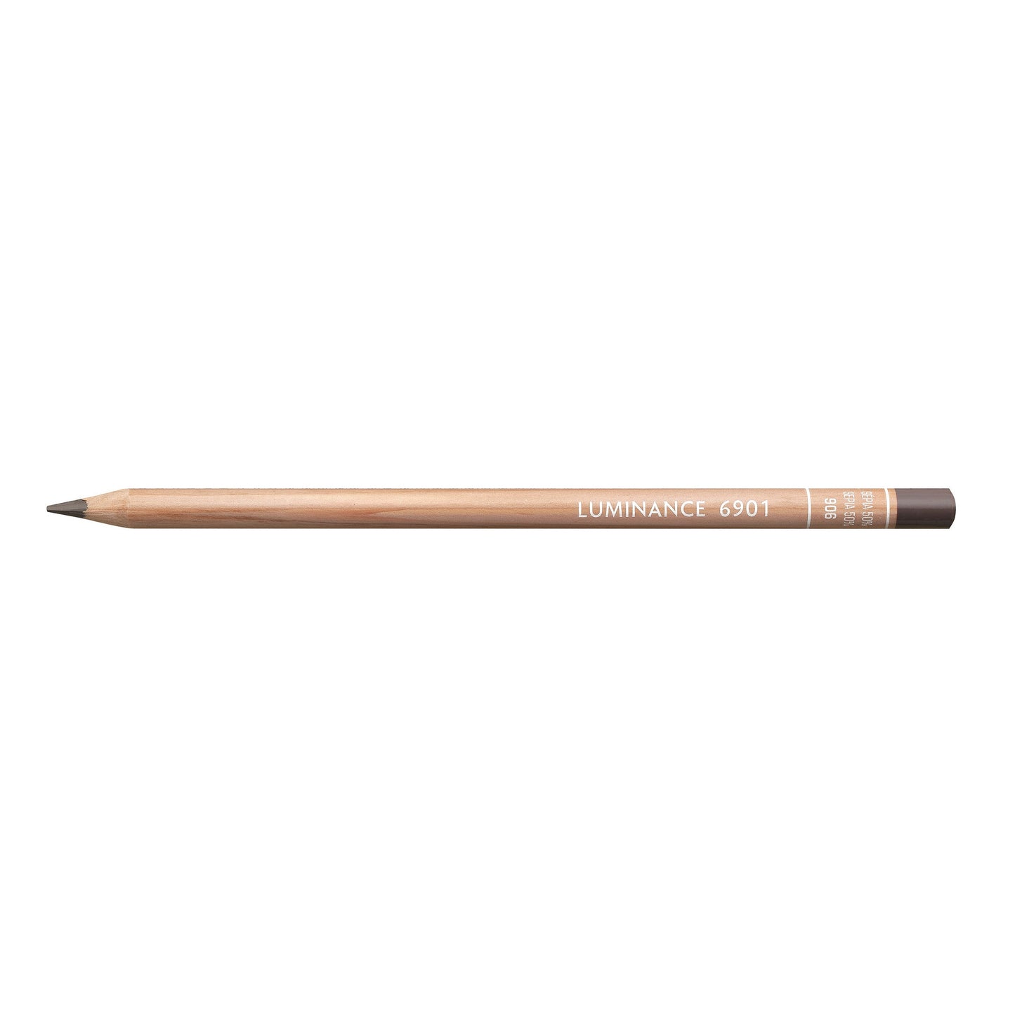 Caran d'Ache Luminance Pencil 906 Sepia 50%