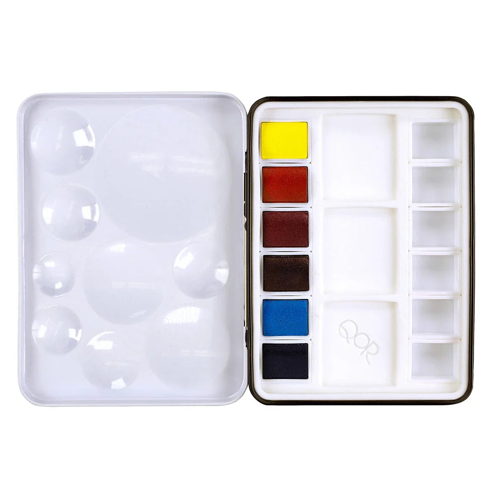 QoR Watercolor Intensity Half-Pan Set 6