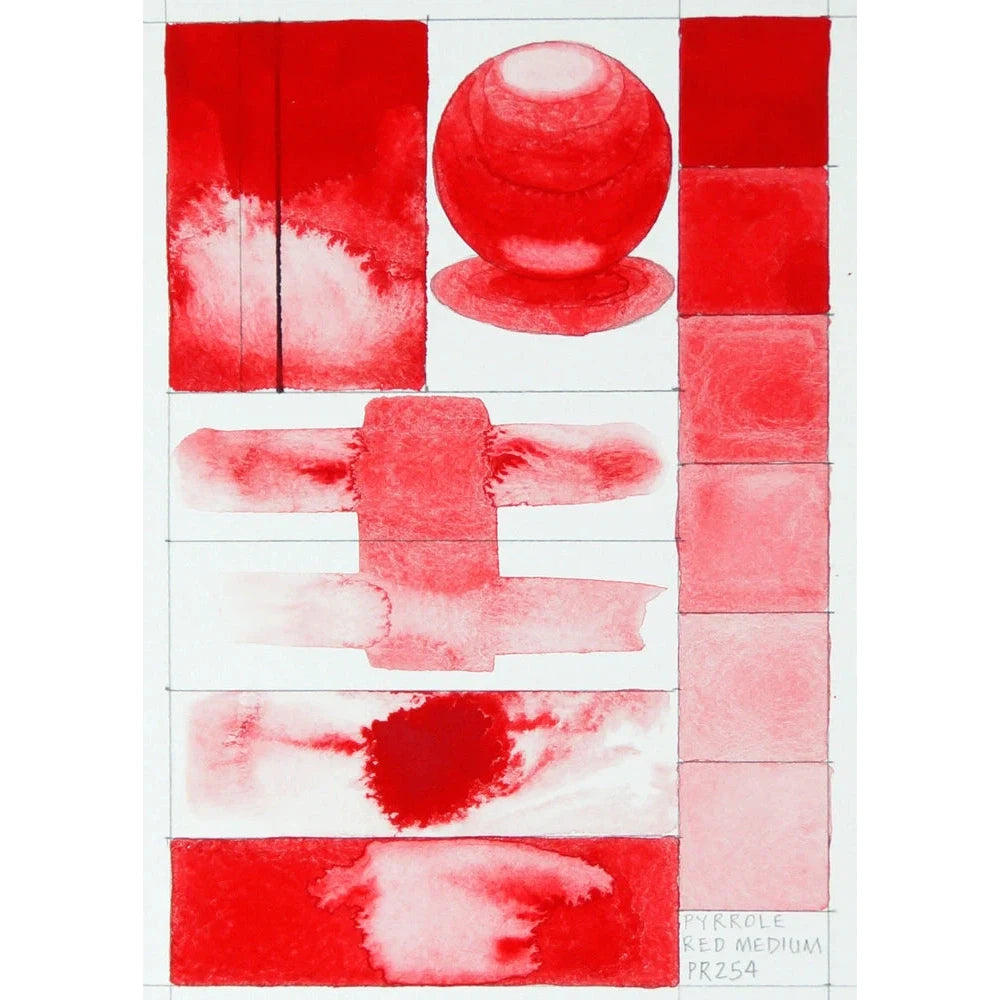 Qor Modern Watercolor 11ml Series 4 Pyrrole Red Medium