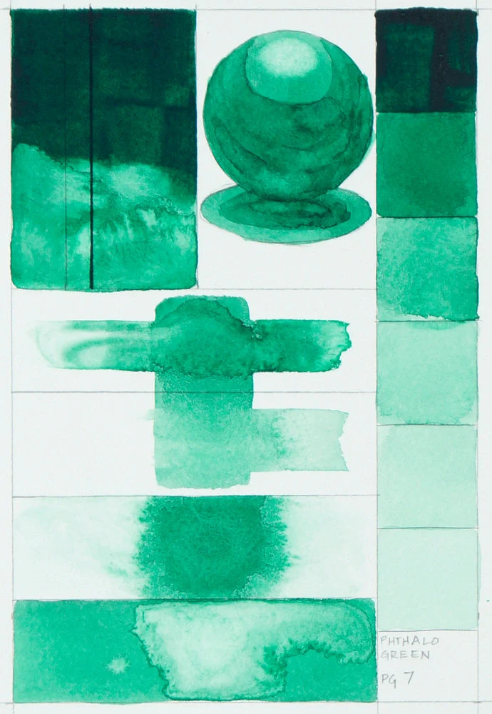 Qor Modern Watercolor 11ml Series 1 Phthalo Green (Blue Shade)