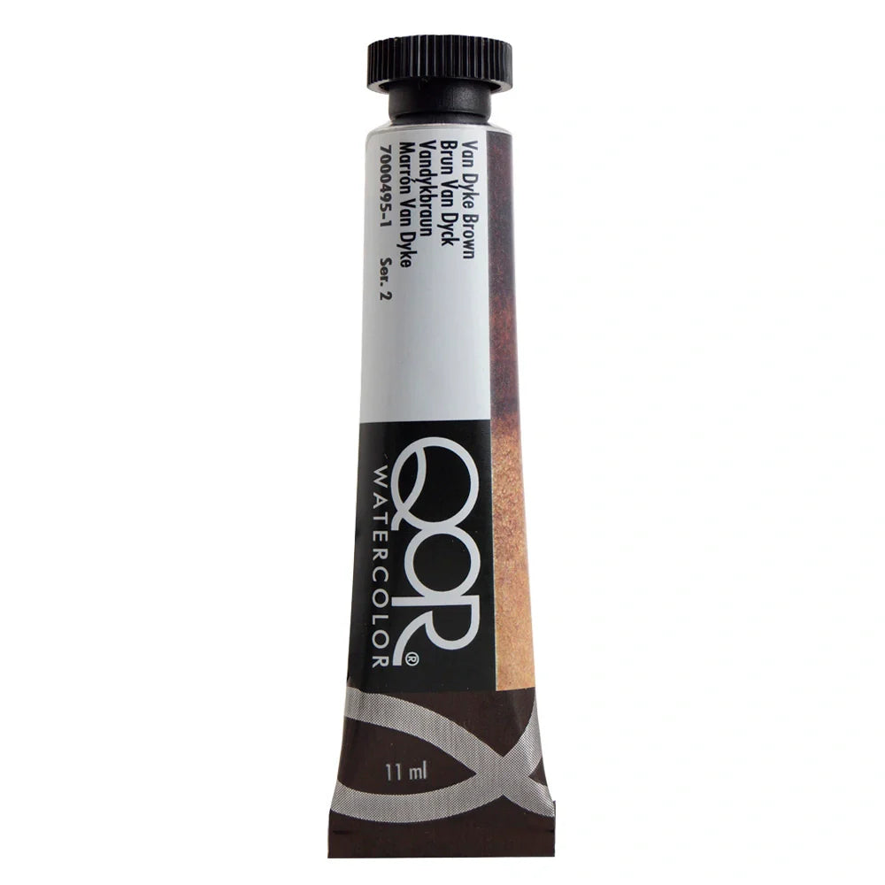 Qor Modern Watercolor 11ml Series 2 Van Dyke Brown