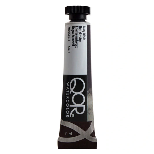 Qor Modern Watercolor 11ml Series 1 Ivory Black