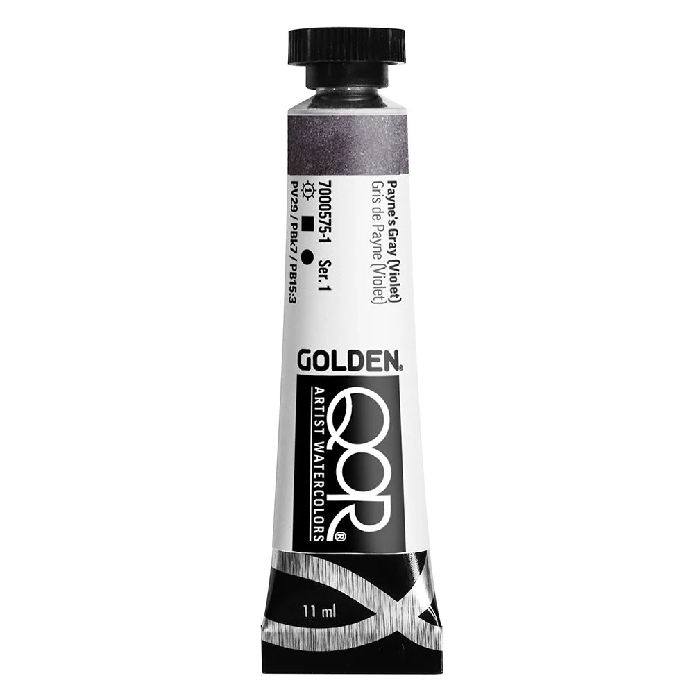 Qor Modern Watercolor 11ml Series 1 Payne's Gray (Violet)