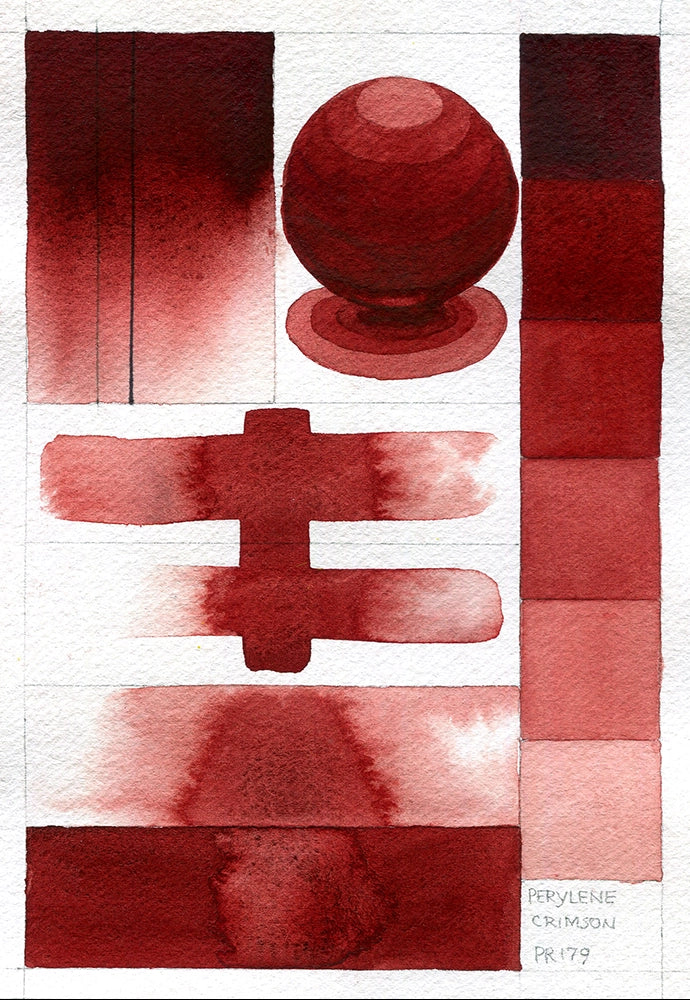 Qor Modern Watercolor 11ml Series 4 Perylene Crimson