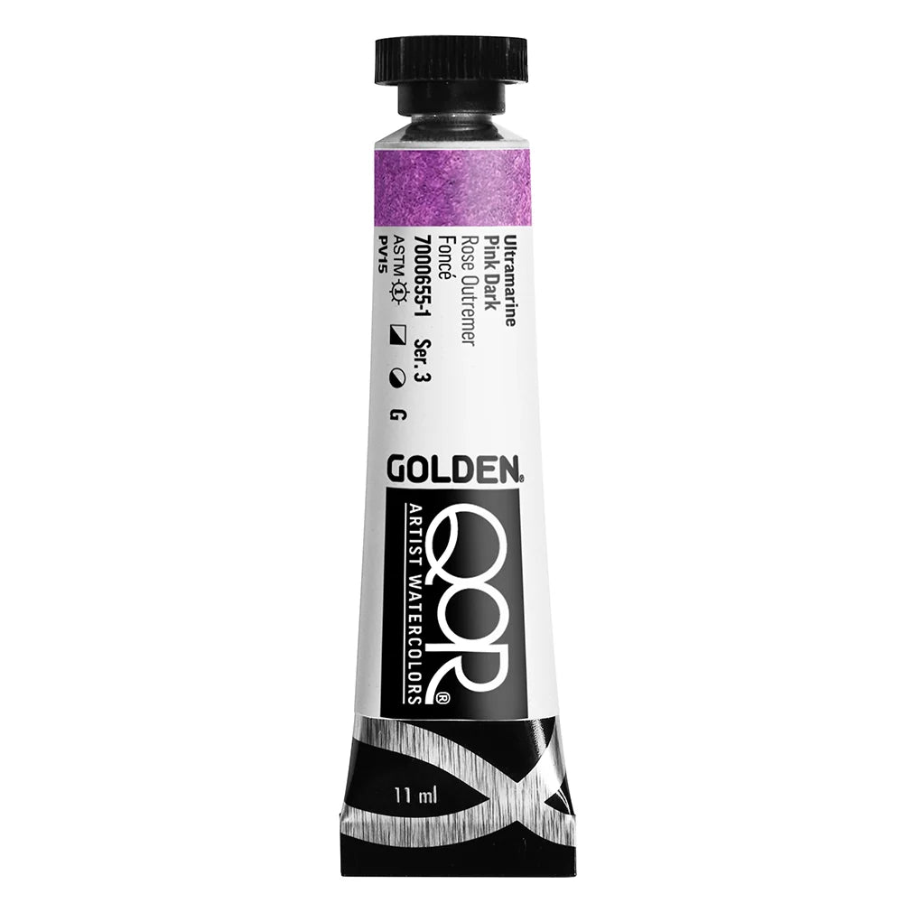 Qor Modern Watercolor 11ml Series 3 Ultramarine Pink Dark