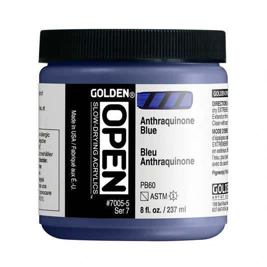 Golden Open Acrylics 237ml Series 7 Anthraquinone Blue