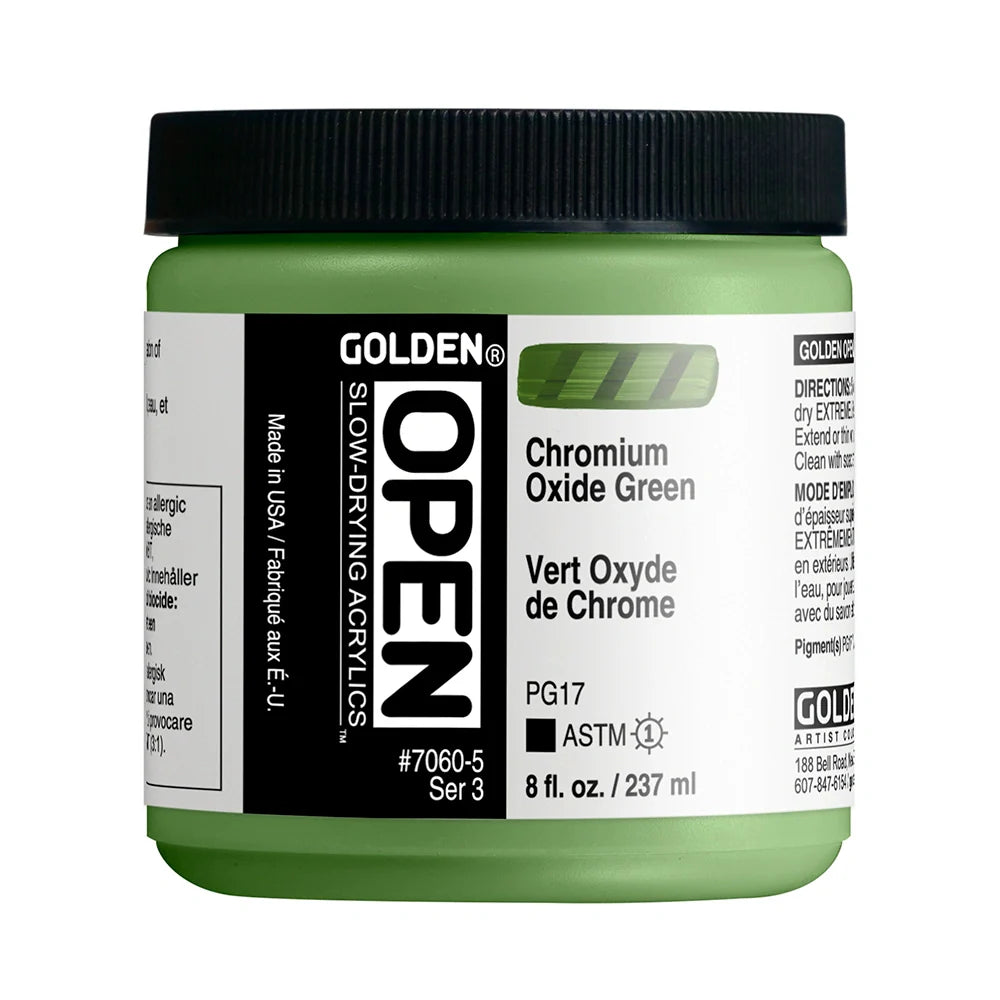 Golden Open Acrylics 237ml Series 3 Chromium Green Oxide